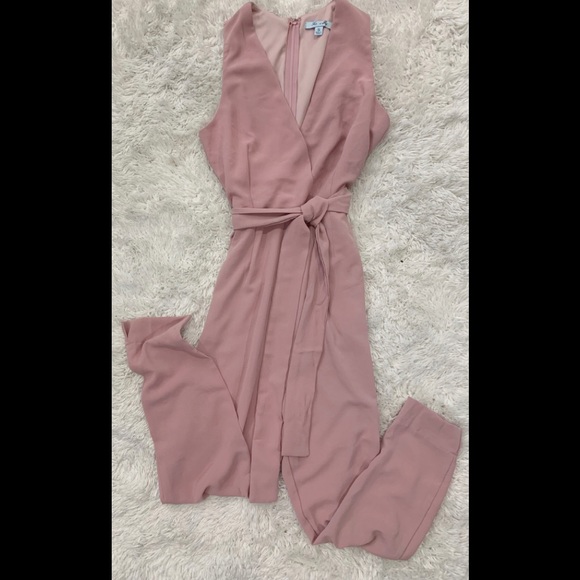 She + Sky Pale Blush Pink Jumpsuit - Picture 5 of 6